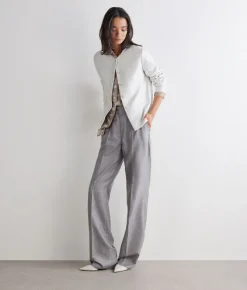 Giacca crop lamé in cotone