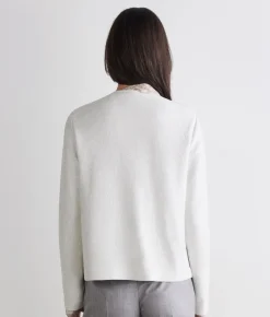 Giacca crop lamé in cotone