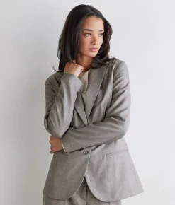 Giacca in cashmere e seta