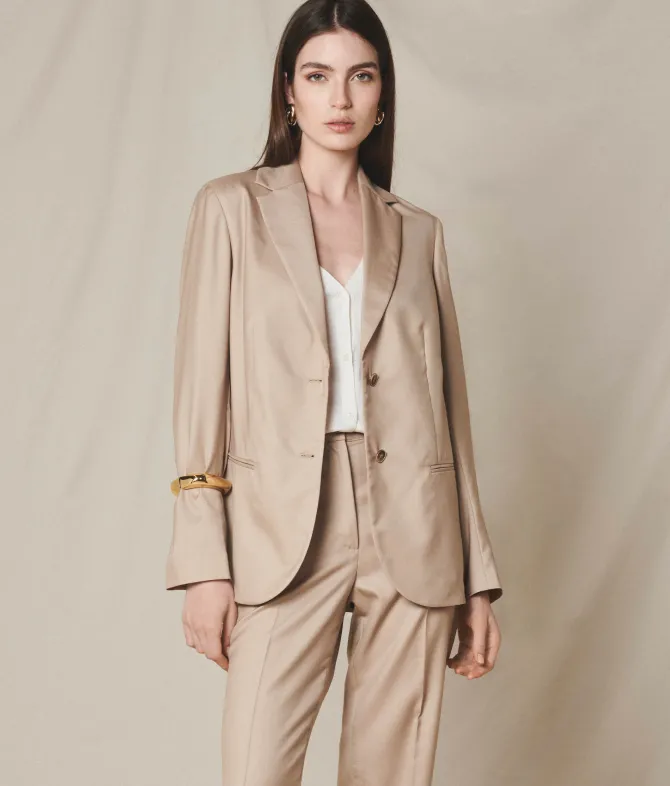 Giacca in cashmere e seta