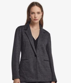 Giacca in lana spinata