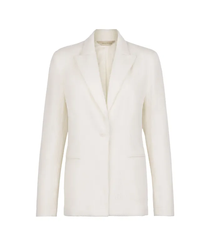 Giacca in velluto di lana e cashmere