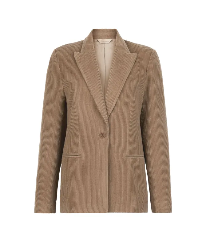 Giacca in velluto di lana e cashmere
