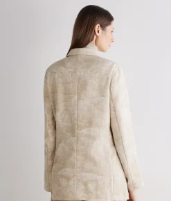 Giacca jacquard in cotone