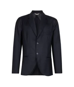 Giacca monopetto in cashmere seta