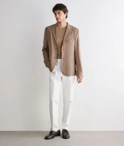 Giacca pied de poule in cashmere seta