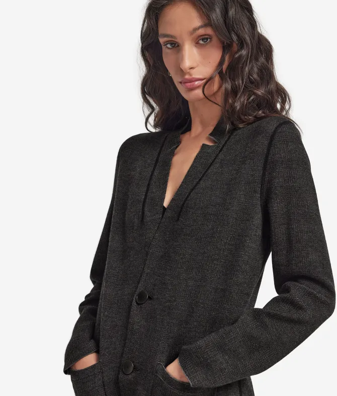 Giacca reversibile in Cashmere Ultrafine e cotone
