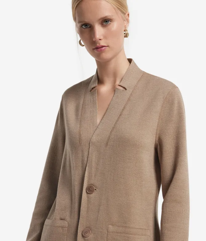 Giacca reversibile in Cashmere Ultrafine e cotone
