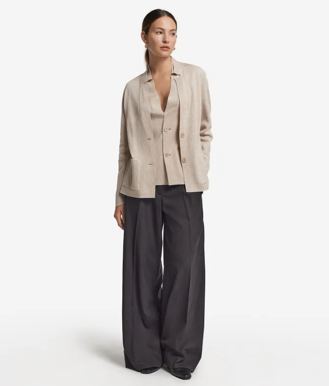 Giacca reversibile in Cashmere Ultrafine e cotone