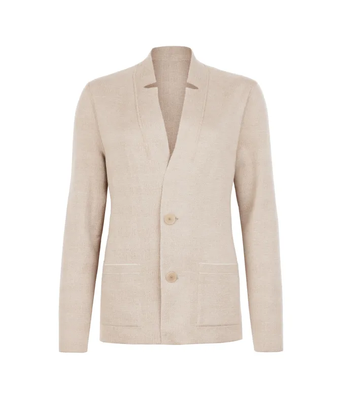 Giacca reversibile in Cashmere Ultrafine e cotone
