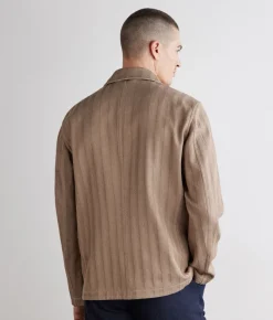 Giacca reversibile in cotone spinato
