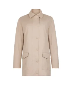 Giacca tecnica in cotone e cashmere