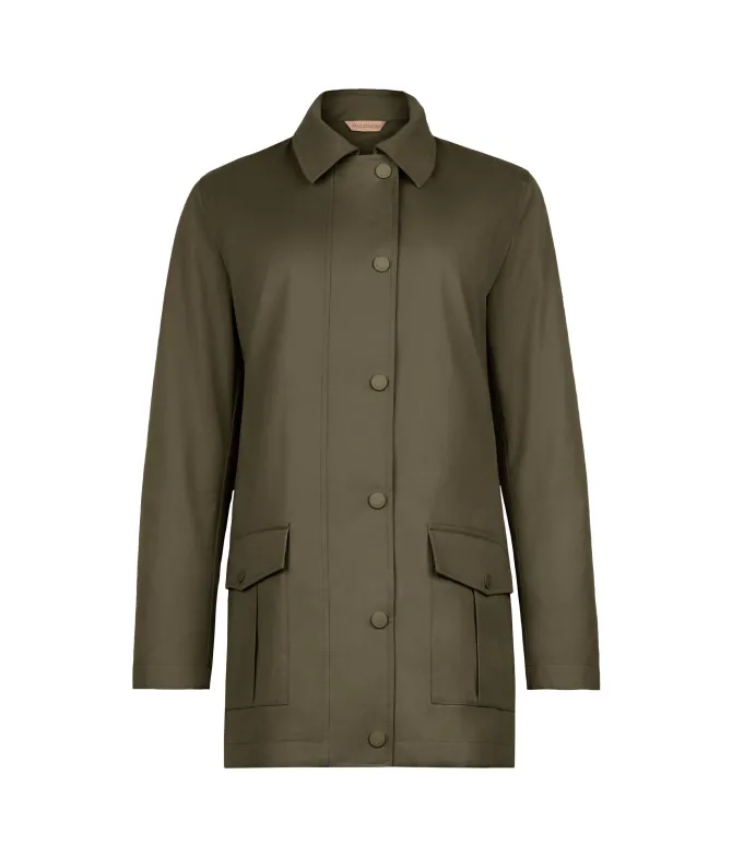 Giacca tecnica in cotone e cashmere