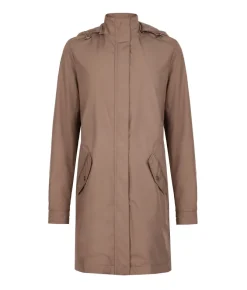 Giacca tecnica lunga con coulisse