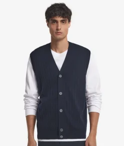 Gilet a coste in Cashmere Ultrasoft