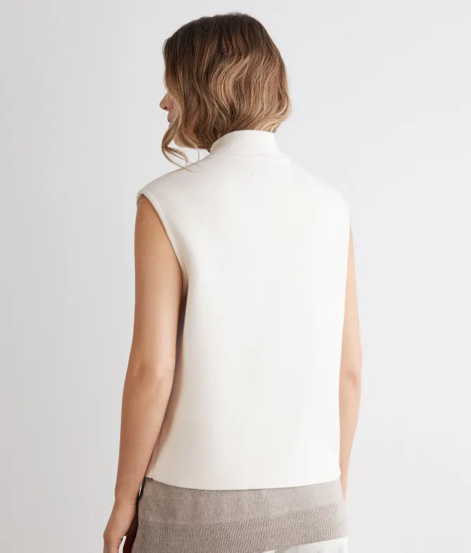 Gilet bomber in Cashmere