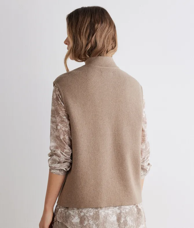 Gilet bomber in Cashmere