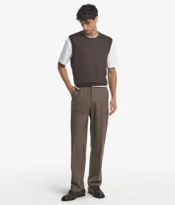 Gilet girocollo in Cashmere Ultrafine