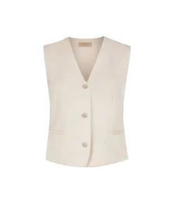 Gilet in raso opaco