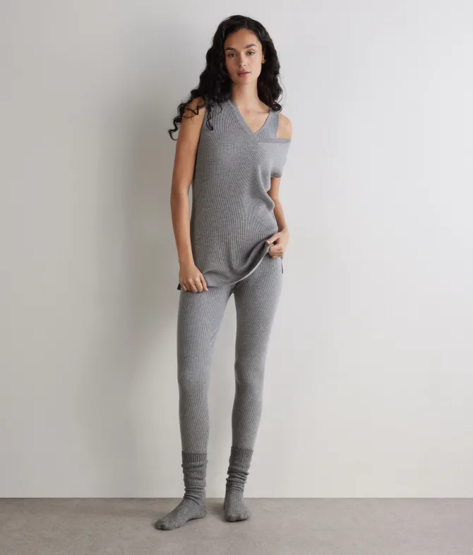 Gilet yoga in cashmere