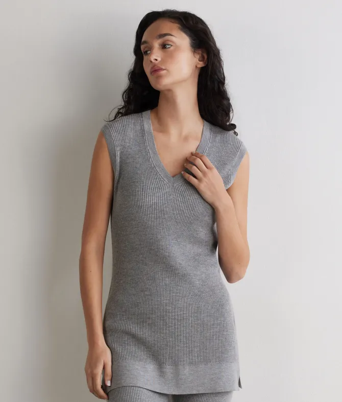 Gilet yoga in cashmere