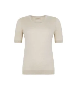 Girocollo a maniche corte in Cashmere Ultrafine