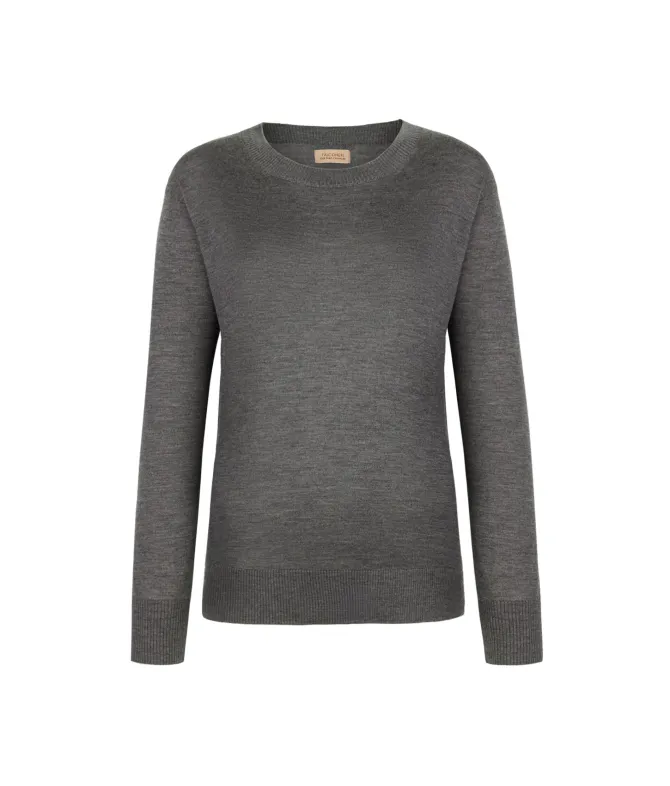 Girocollo con spacchi in Cashmere Ultrafine