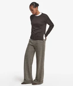 Girocollo con spacchi in Cashmere Ultrafine