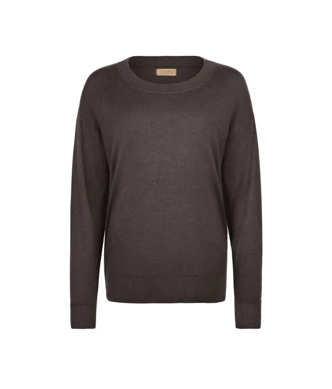 Girocollo con spacchi in Cashmere Ultrafine
