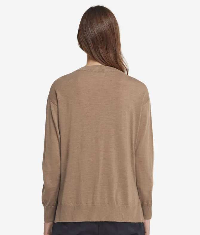 Girocollo con spacchi in Cashmere Ultrafine