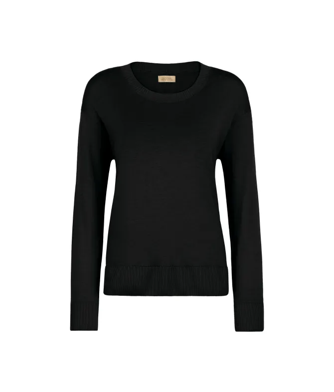 Girocollo con spacchi in Cashmere Ultrafine