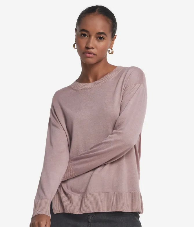 Girocollo con spacchi in Cashmere Ultrafine