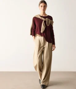 Girocollo con spacchi in Cashmere Ultrafine