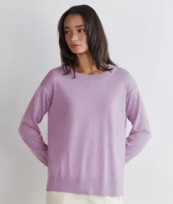 Girocollo con spacchi in Cashmere Ultrafine
