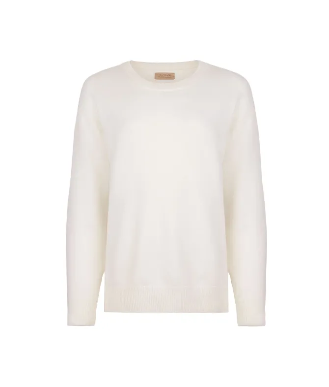 Girocollo con spacchi in Cashmere Ultrasoft