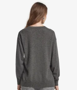 Girocollo con spacchi in Cashmere Ultrasoft