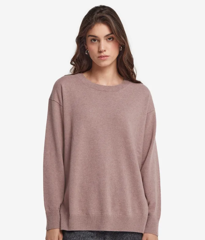Girocollo con spacchi in Cashmere Ultrasoft