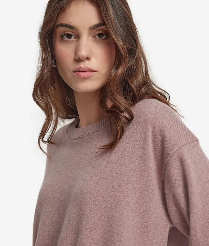 Girocollo con spacchi in Cashmere Ultrasoft