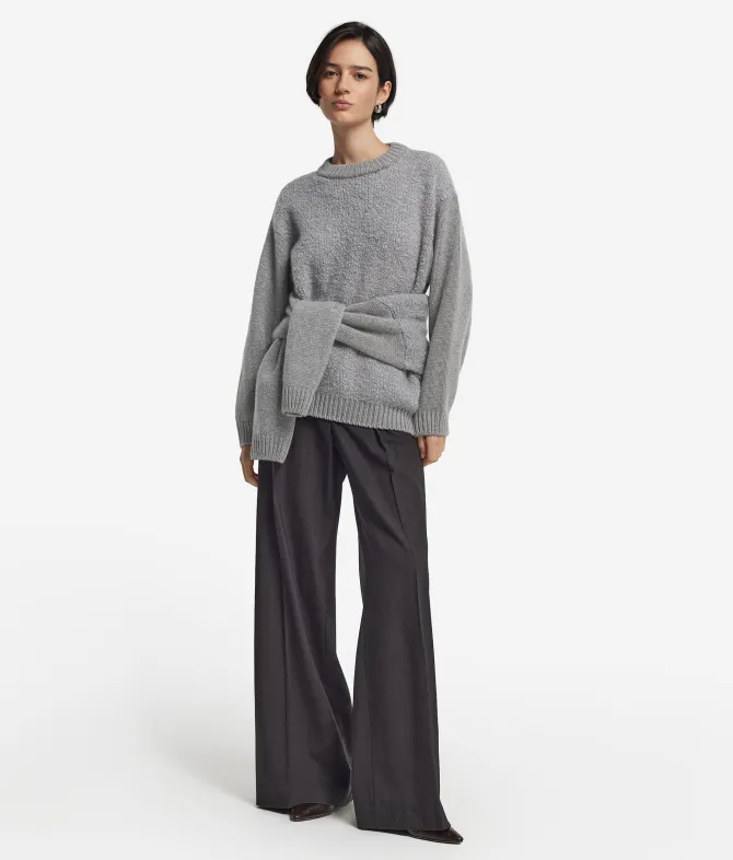 Girocollo in Cashmere Bouclé