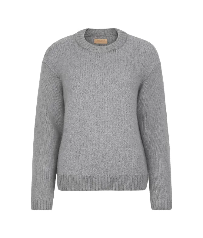 Girocollo in Cashmere Bouclé