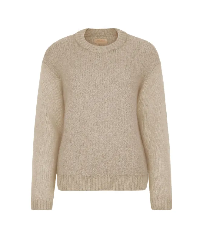 Girocollo in Cashmere Bouclé