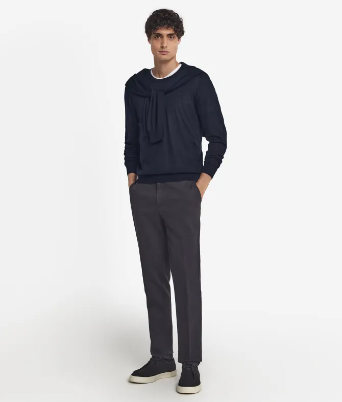 Girocollo in Cashmere Silkfine