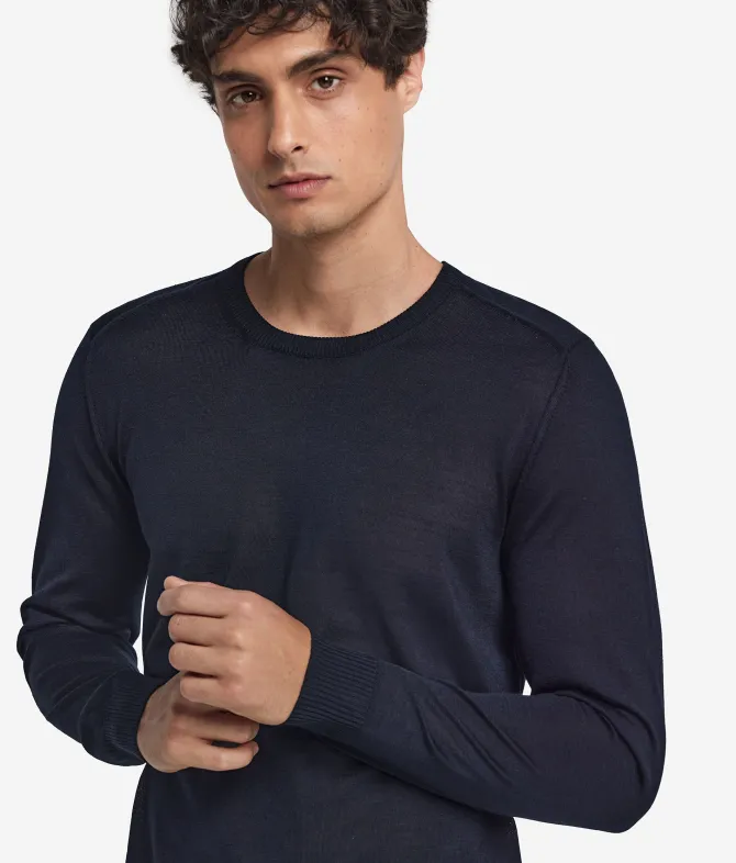 Girocollo in Cashmere Silkfine