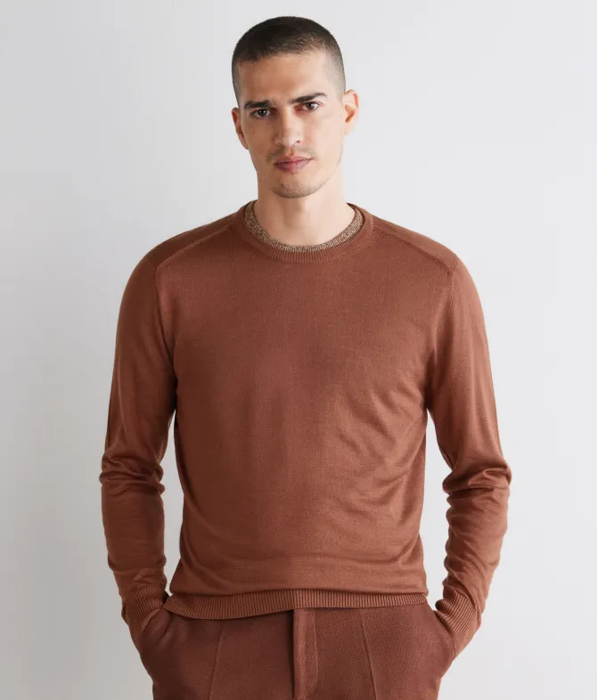 Girocollo in Cashmere Silkfine