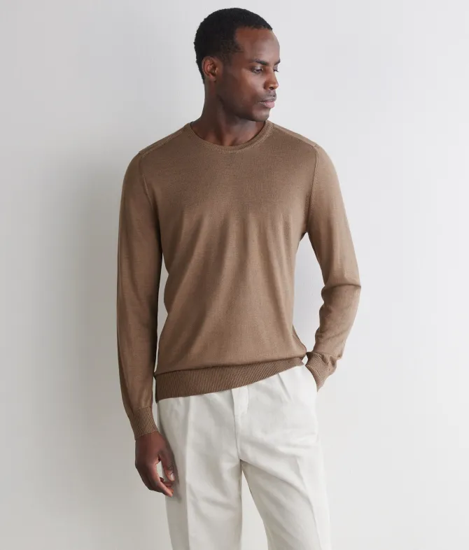 Girocollo in Cashmere Silkfine