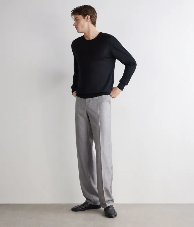 Girocollo in Cashmere Silkfine
