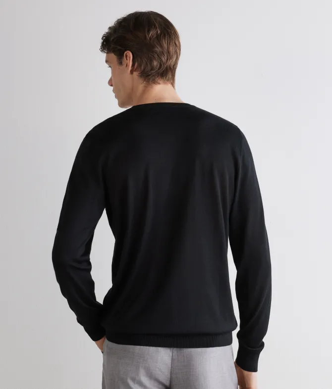Girocollo in Cashmere Silkfine