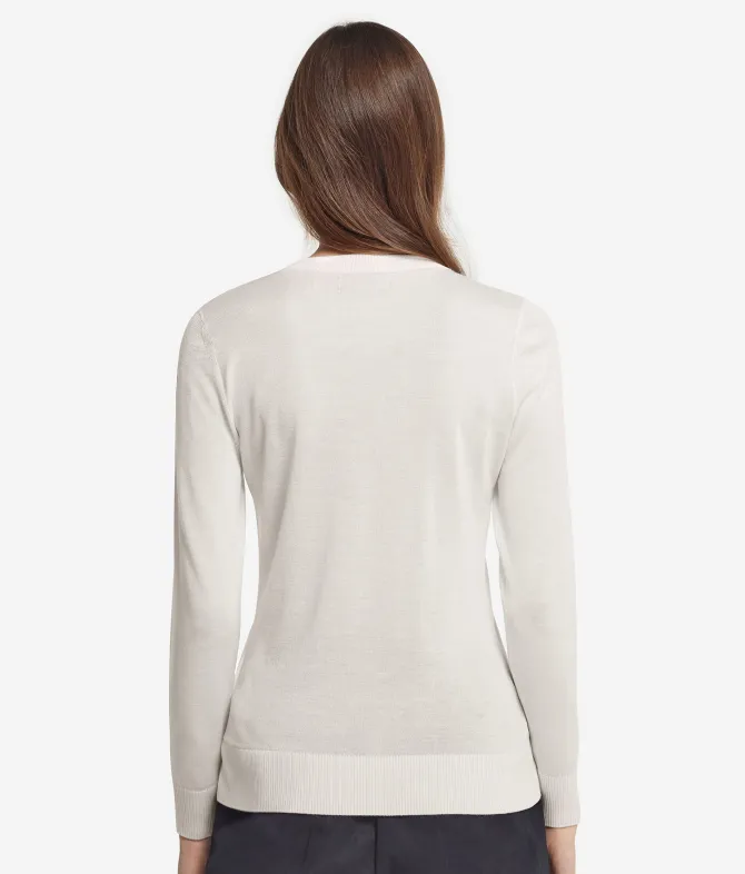 Girocollo in Cashmere Silkfine