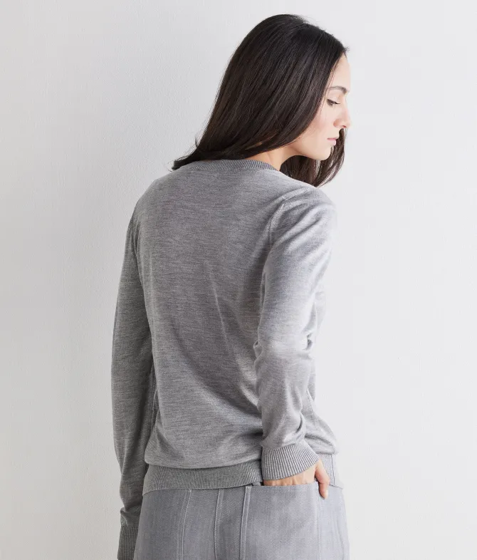 Girocollo in Cashmere Silkfine