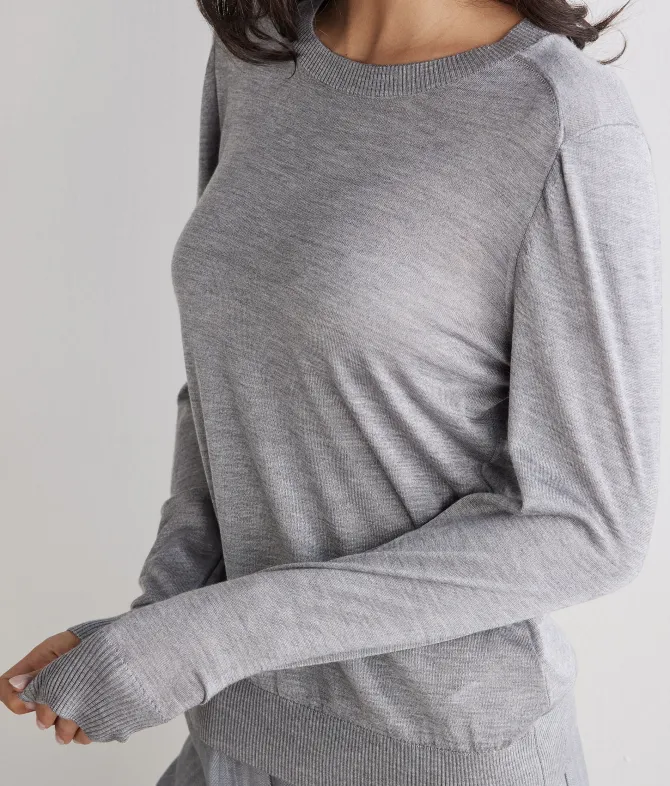 Girocollo in Cashmere Silkfine